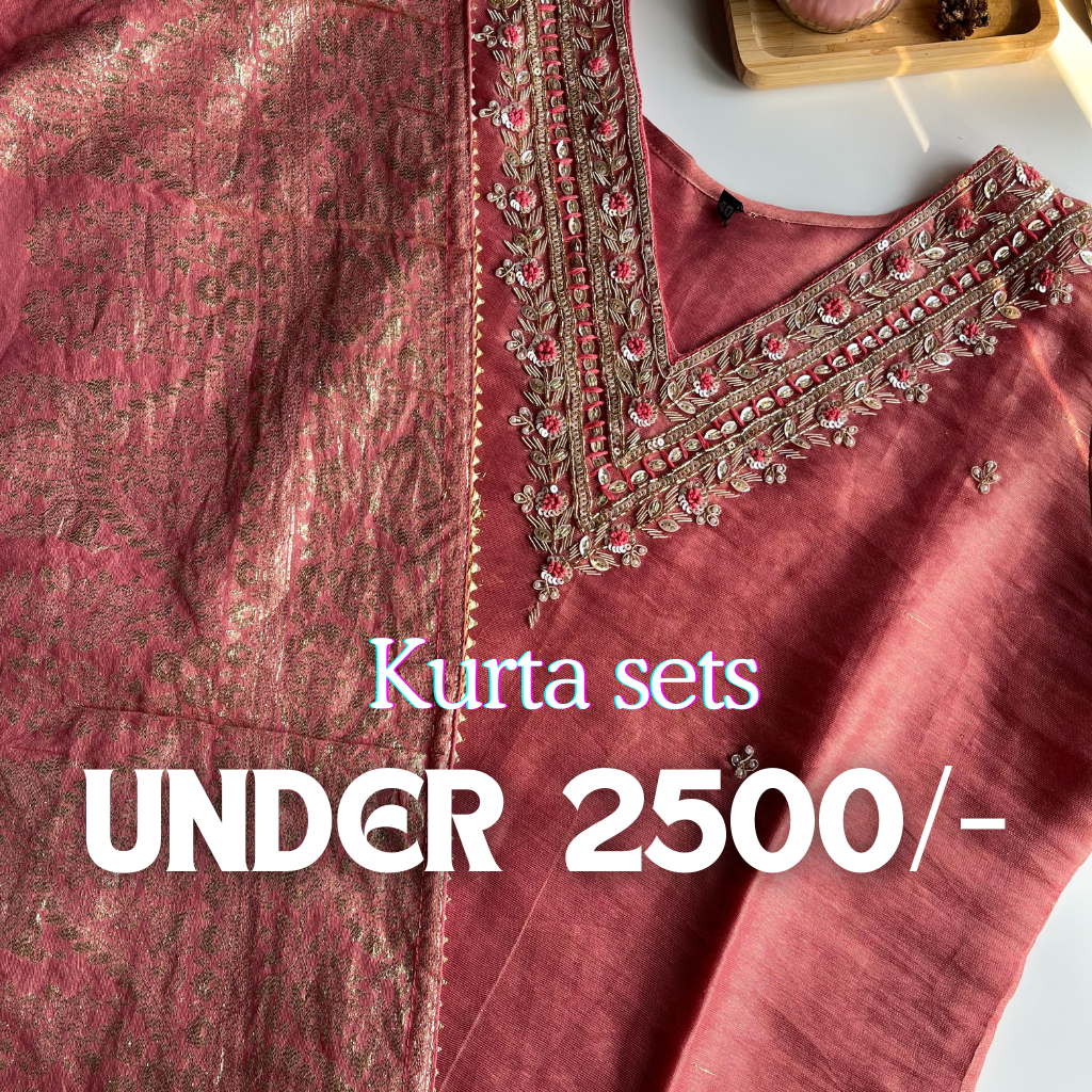 KURTA SETS UNDER 2500